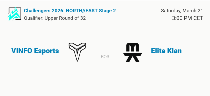 VINFO Esports tweet media