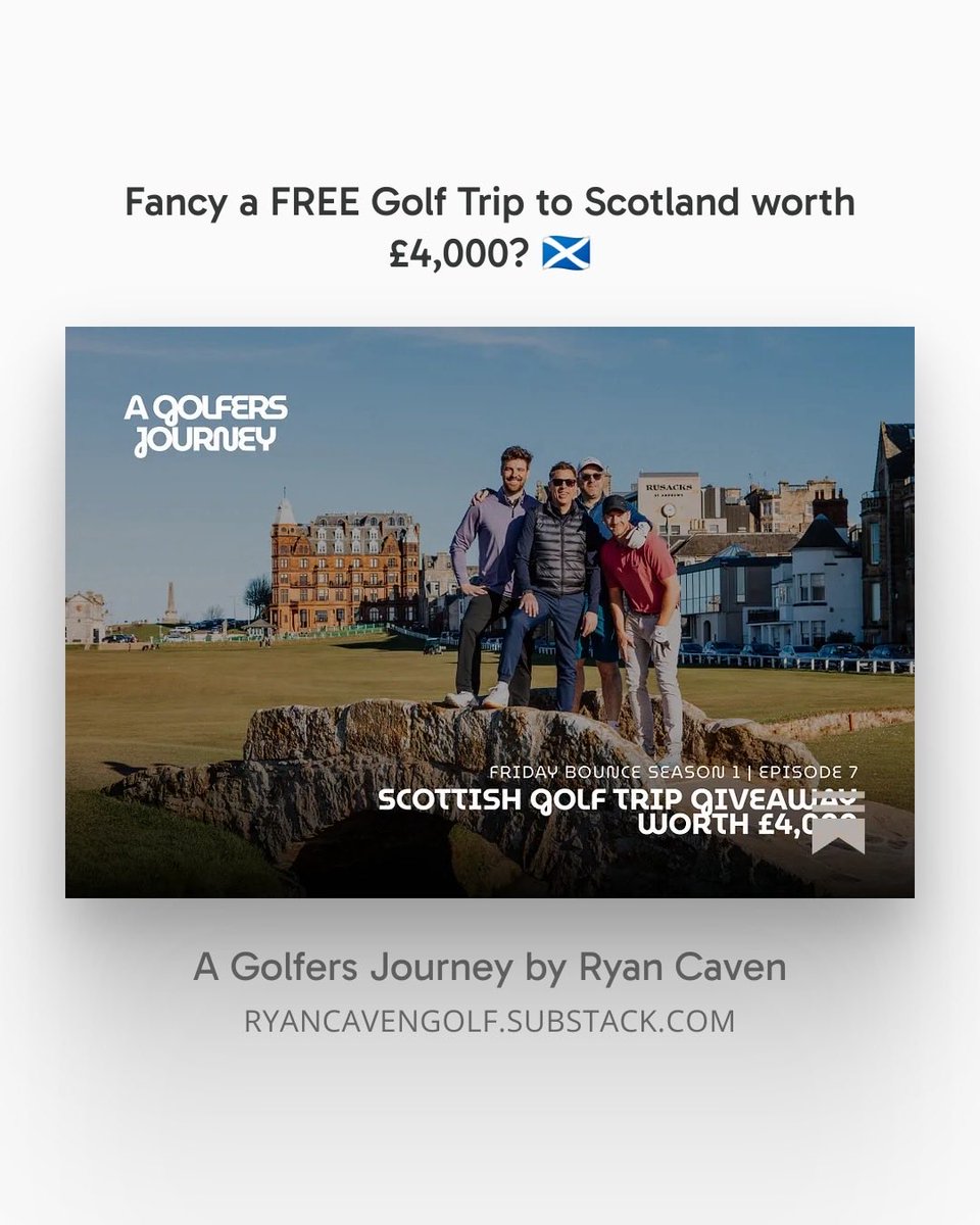 Golf Trip Photographer 🏴 Ryan Caven tweet media