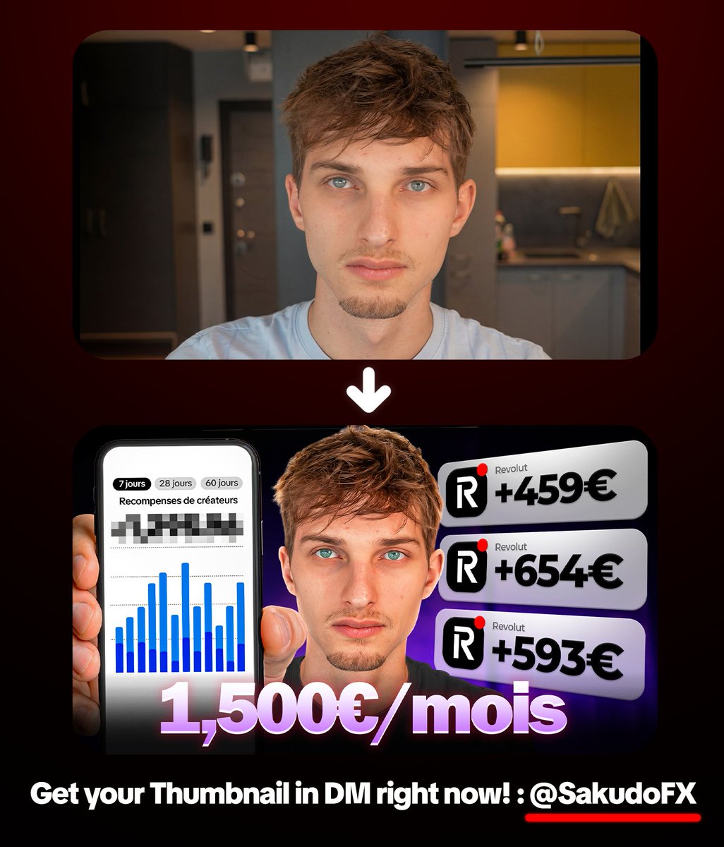 Sakudo | Thumbnail Designer tweet media