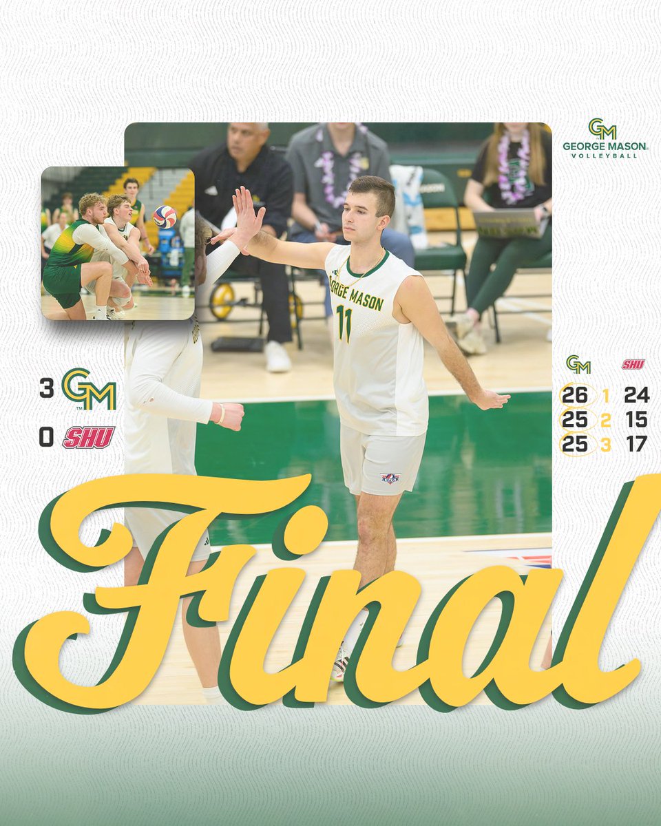 George Mason Men's Volleyball tweet media