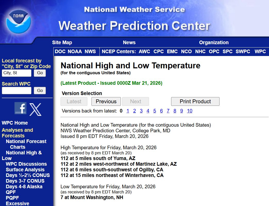 Extreme Temperatures Around The World tweet media
