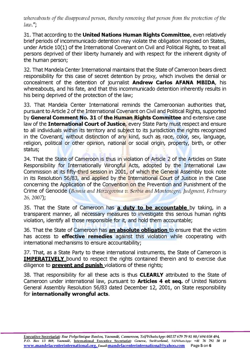 Mandela Center International tweet media