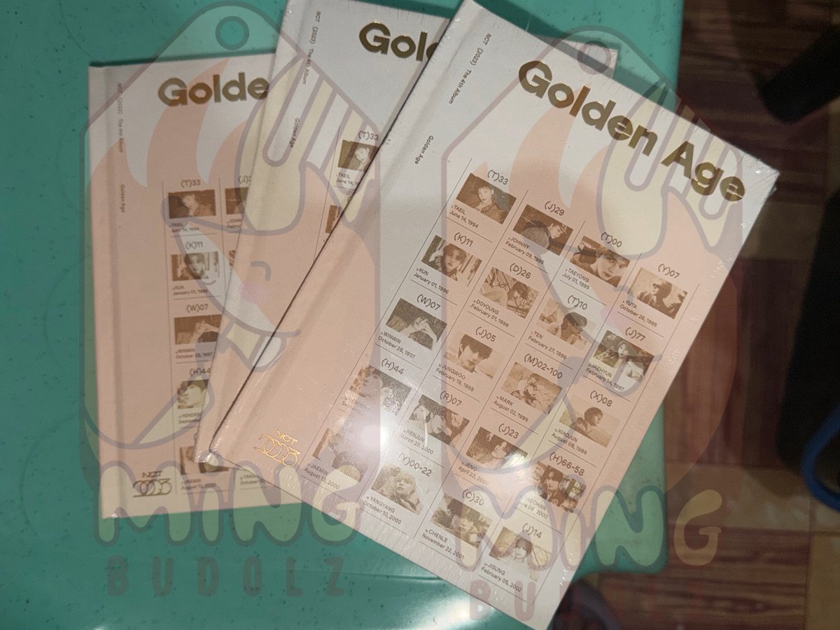 mingbudolz's tweet photo. NCT 2023 SEALED GOLDEN AGE ALBUMS PHOTOBOOK VERSION

💚Price: ₱ 250 each (all-in except LSF and PF)
💚 can do long DOP
💚 shipment after 3 days 🪬

💚 comment mine goldenage to claim

Help RT TY

🏷️ wts lfb nct 127 DREAM WAYV big bands walk beat it up https://t.co/ZOxgLR151k