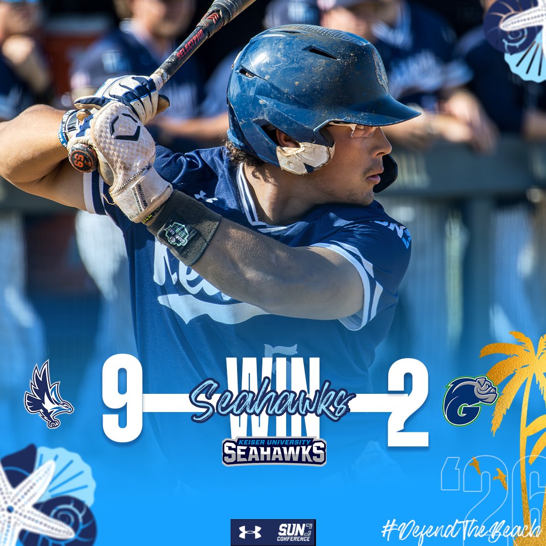 𝐒𝐰𝐞𝐞𝐩 𝐭𝐡𝐞 𝐝𝐚𝐲!

The Seahawks defeat the Gyrenes in game two to sweep the day as Maddox Shaver blasts two home runs

#DefendTheBeach