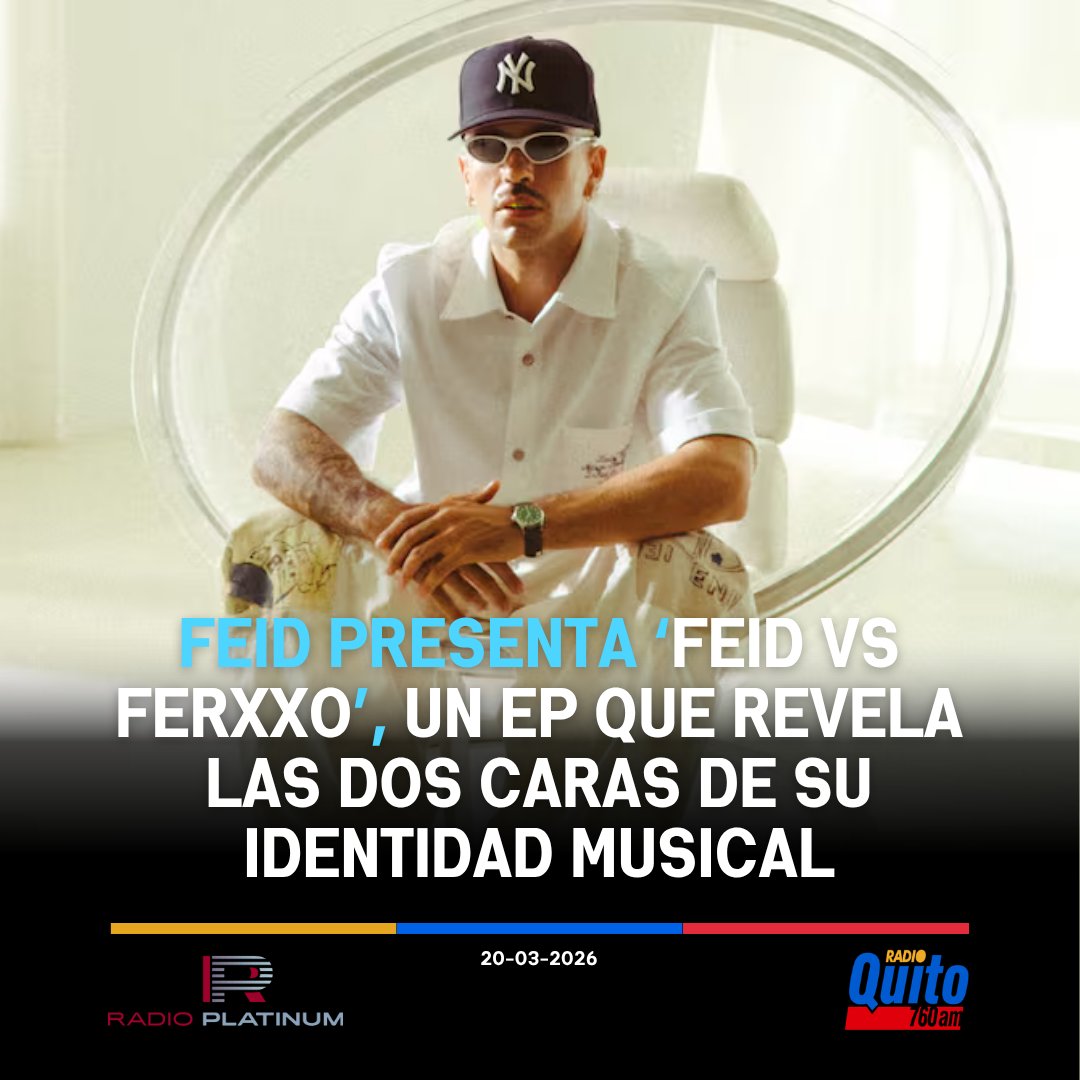 El cantante colombiano Feid presentó este jueves 19 su nuevo EP, FEID VS FERXXO, un proyecto en el que aborda la dualidad de su carrera artística y retoma elementos de sus raíces musicales, según informó su disquera en un comunicado. EL UNIVERSO