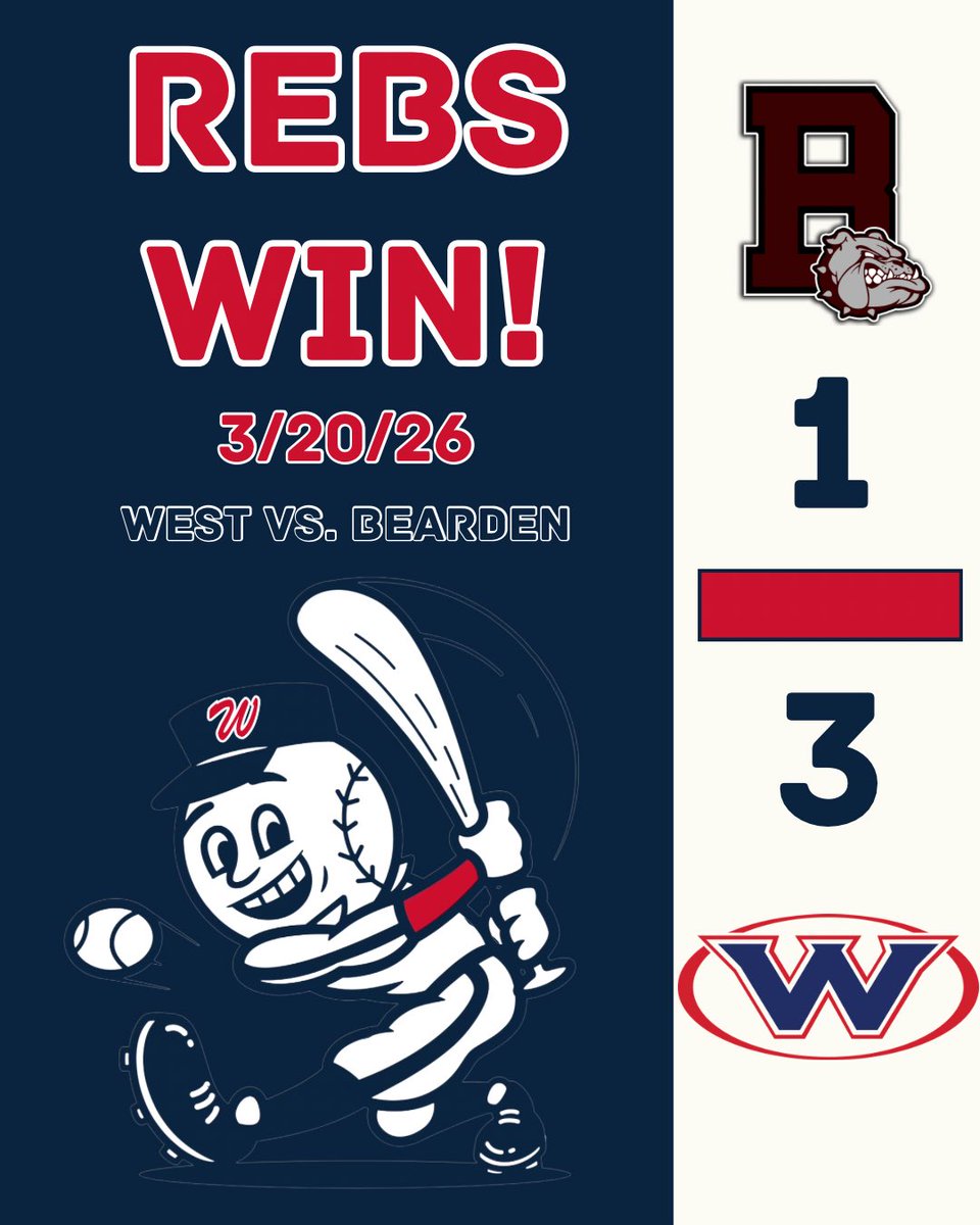West High School Rebels Baseball tweet media
