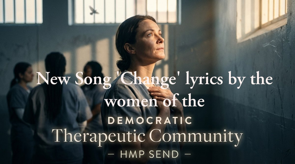 Check this new song out, lyrics by the women of the Democratic Therapeutic Community at HMP Send youtu.be/Ohh4ChoP52A?si…