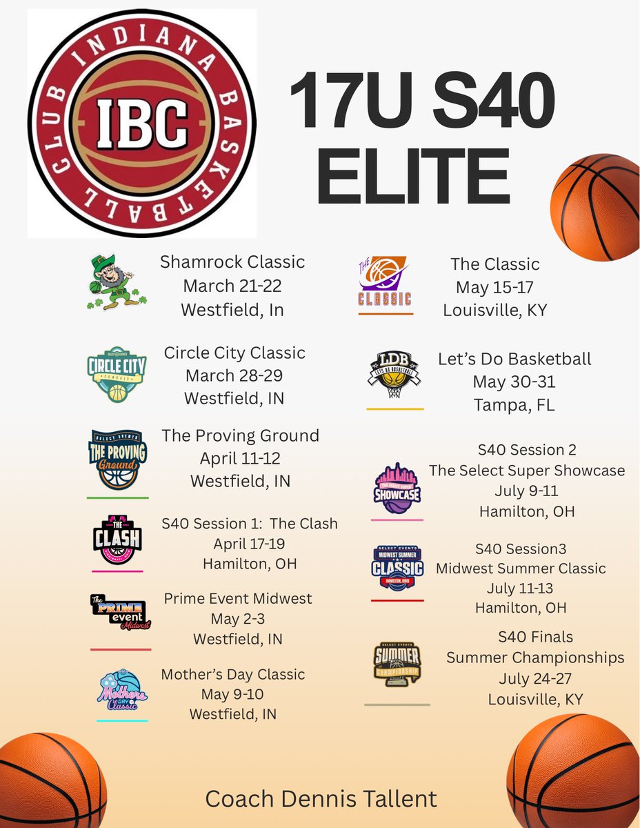 IBCTallent2027's tweet photo. Excited for our season on the S40 circuit! https://t.co/GCuxiwkUzF