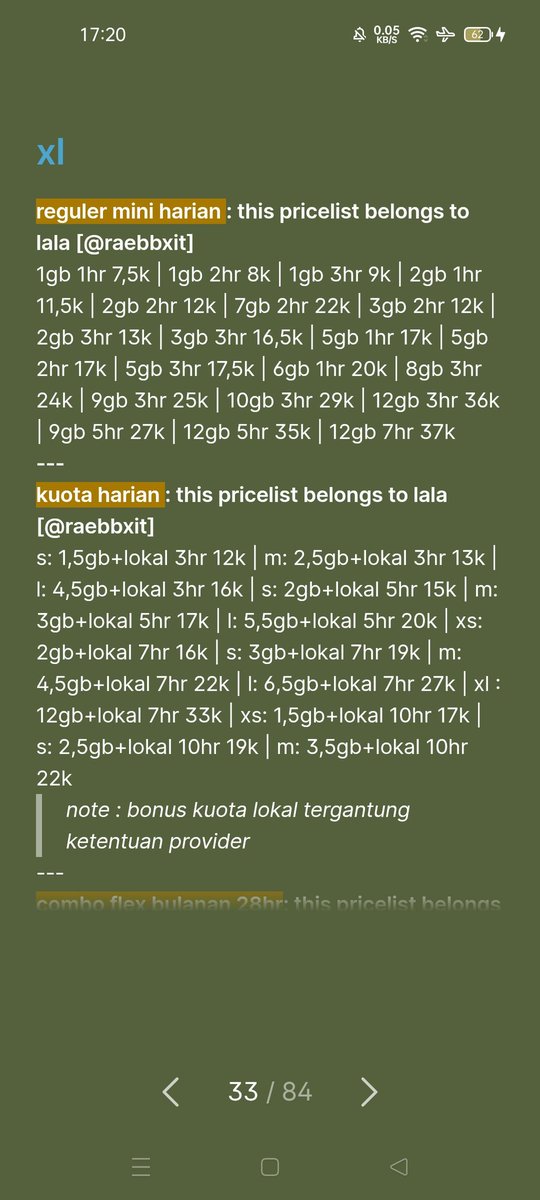 lala : order hanya via wa/tele tweet media