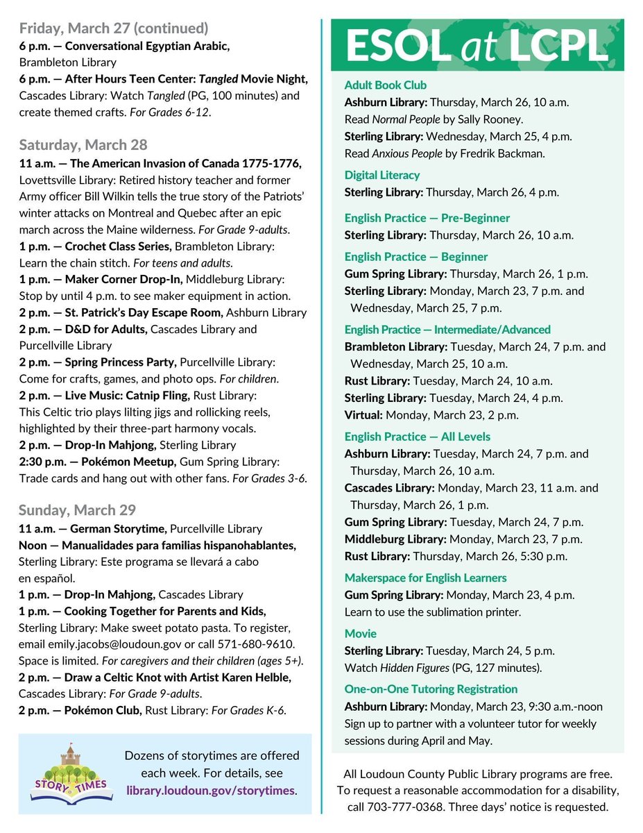 Loudoun Library tweet media