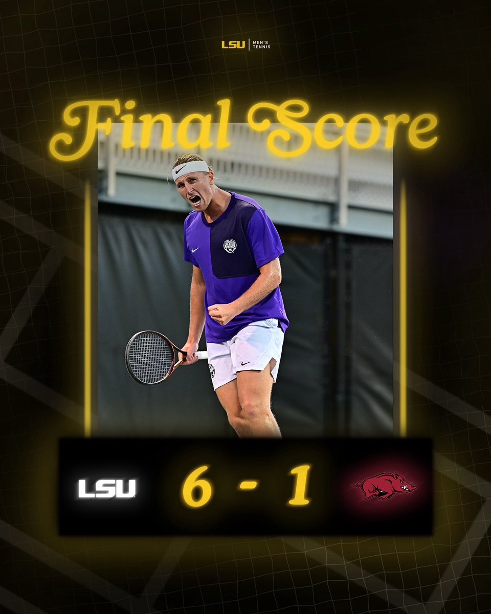 LSU Men's Tennis tweet media