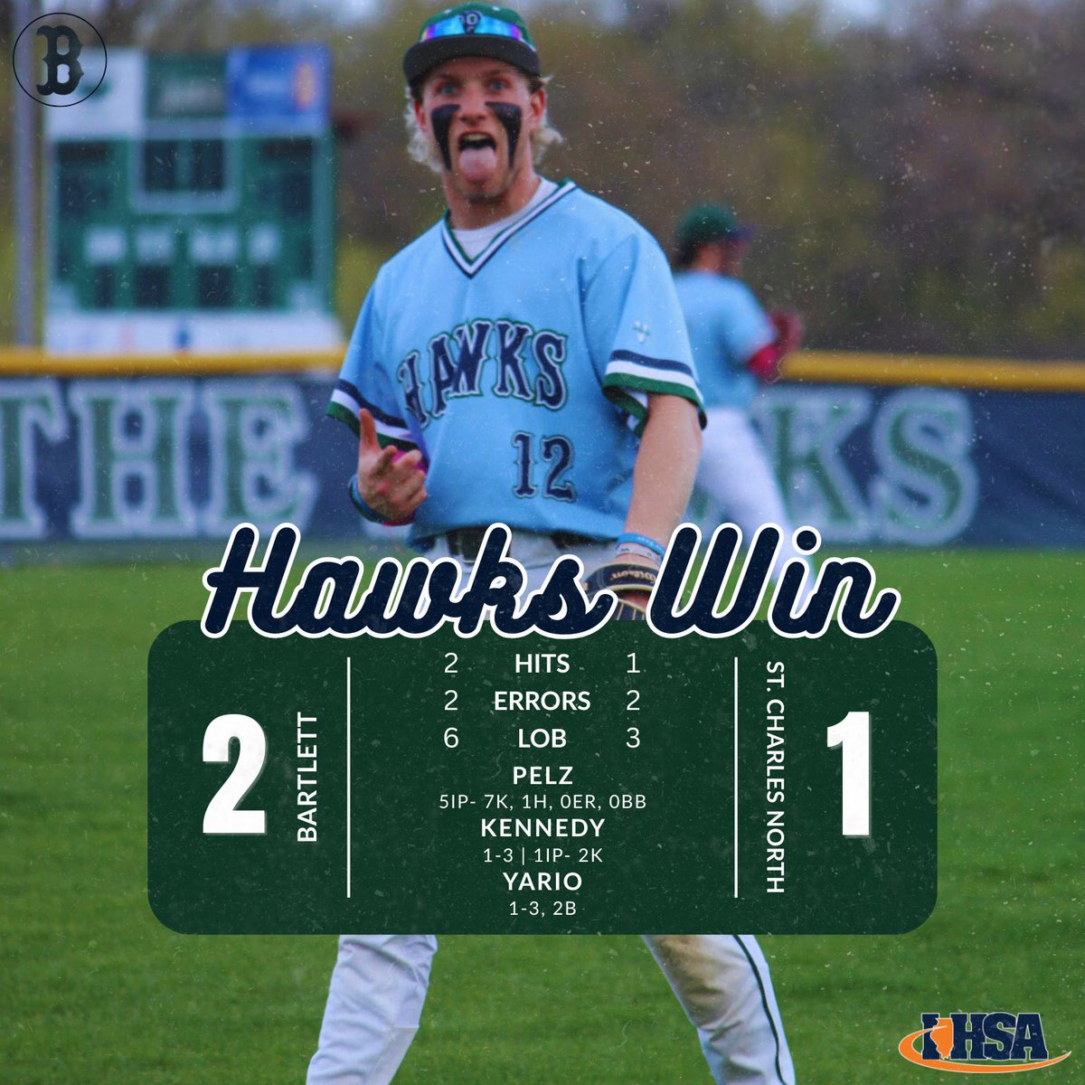 Bartlett Hawks Baseball tweet media