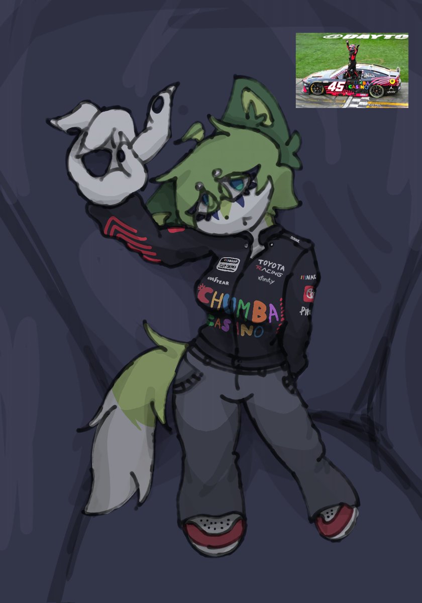 oh yeah and go tyler reddick
#furryart