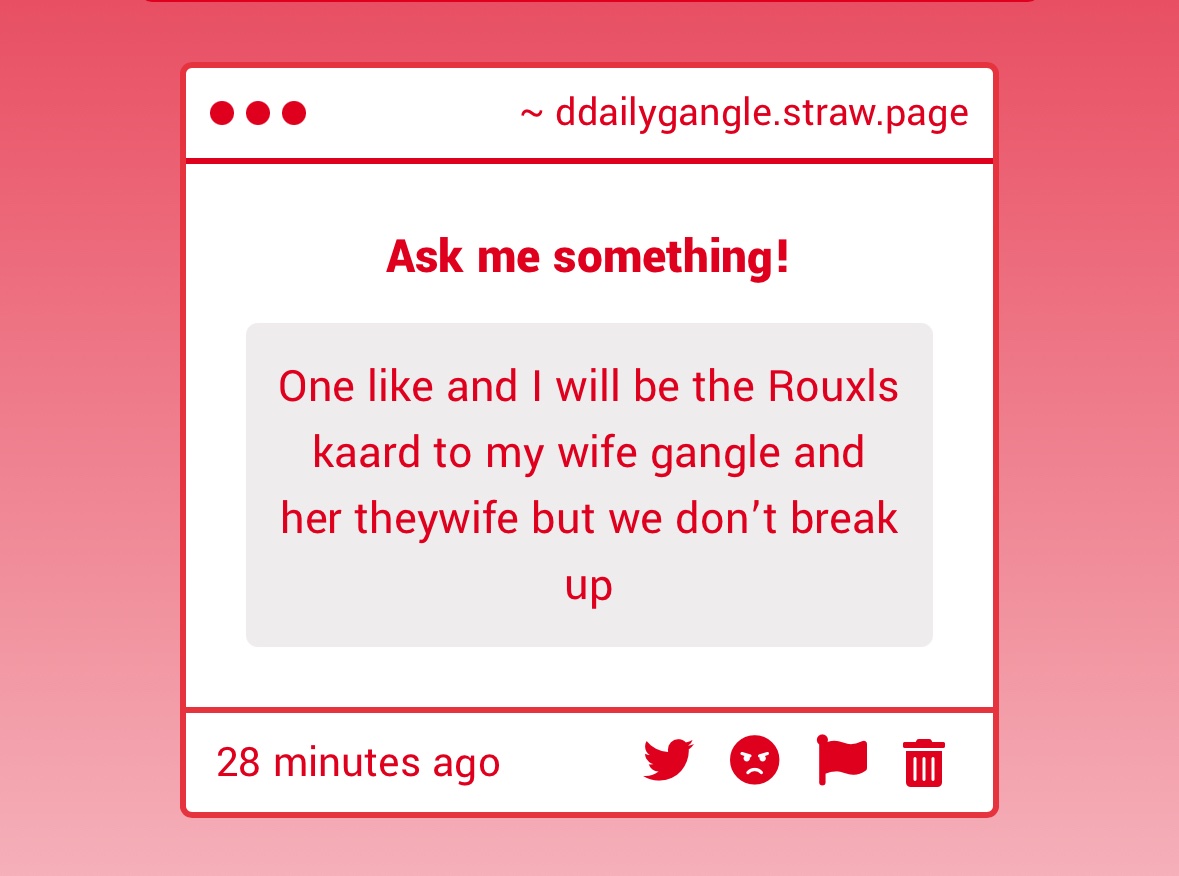 daily gangle !! tweet media