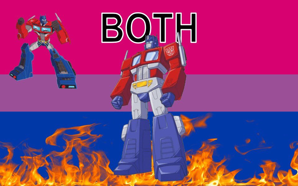 bisexual transmasc optimus prime 🏳️🌈🏳️⚧️ tweet media