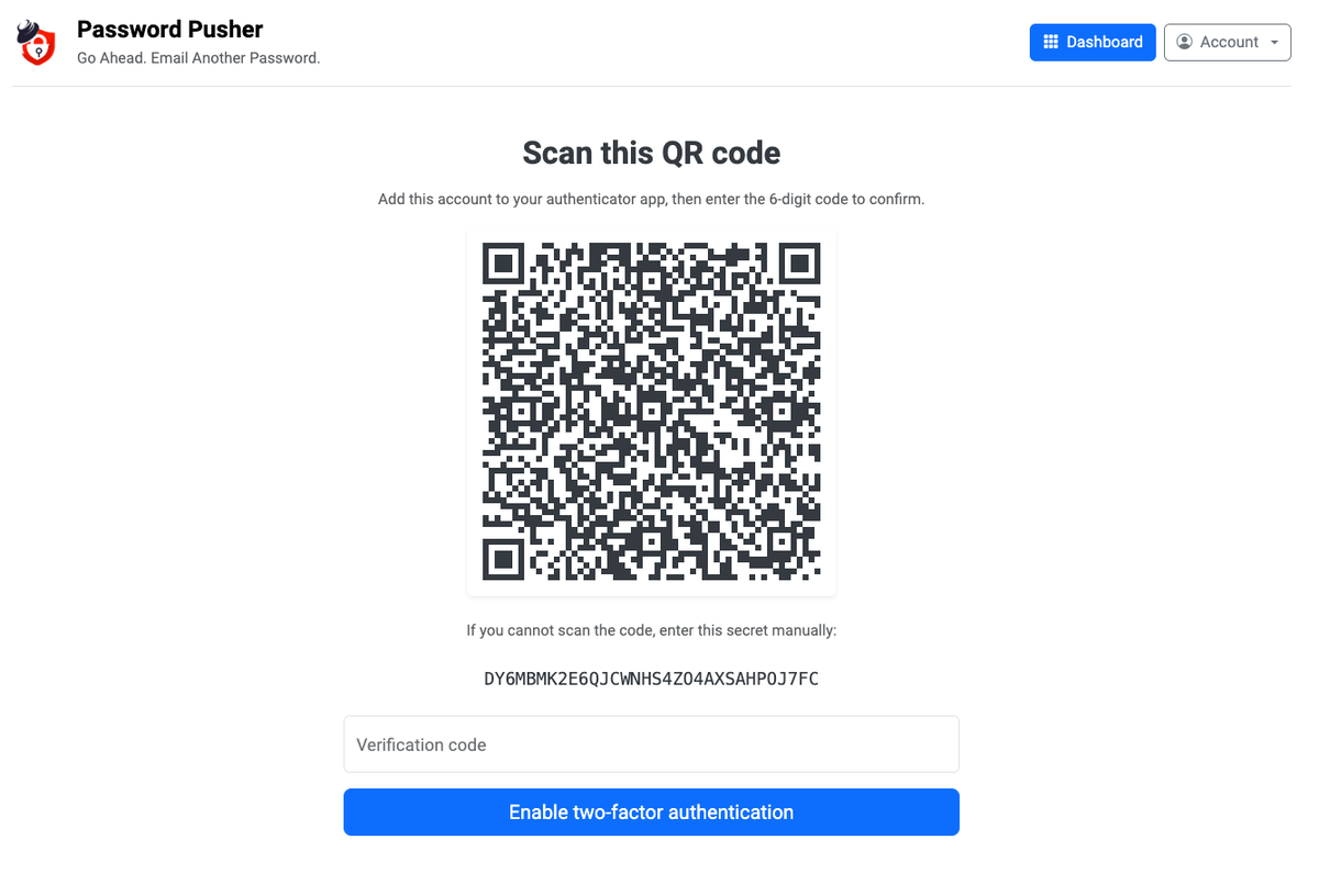 Password Pusher tweet media