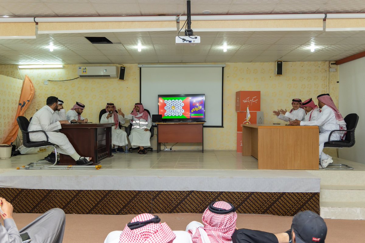steps7ail's tweet photo. ثاني فعاليات اليوم الأول من البرنامج كانت مع الفقرة الثقافية " حروف مع #خطوات "

بعد مشوار طويل من التحديات كان التتويج بالنهاية للثلاثي " عبدالاله محمد - حجاج خلف - رايد عايد " https://t.co/53pThYWeY6
