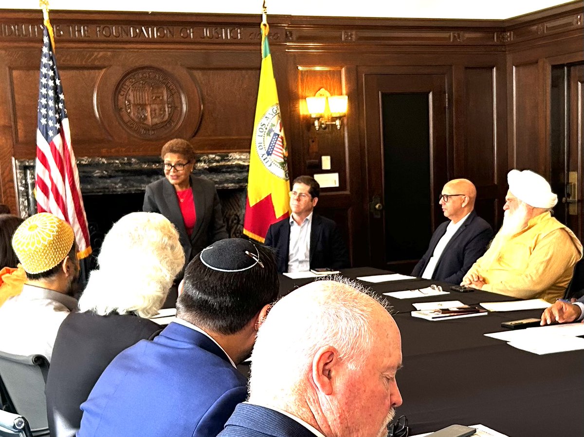 Earlier this week I had the opportunity to join an interfaith group meeting with LA Mayor Karen Bass. Because of the tumultuous times we live in much of the meeting had to do with supporting and protecting immigrant communities.