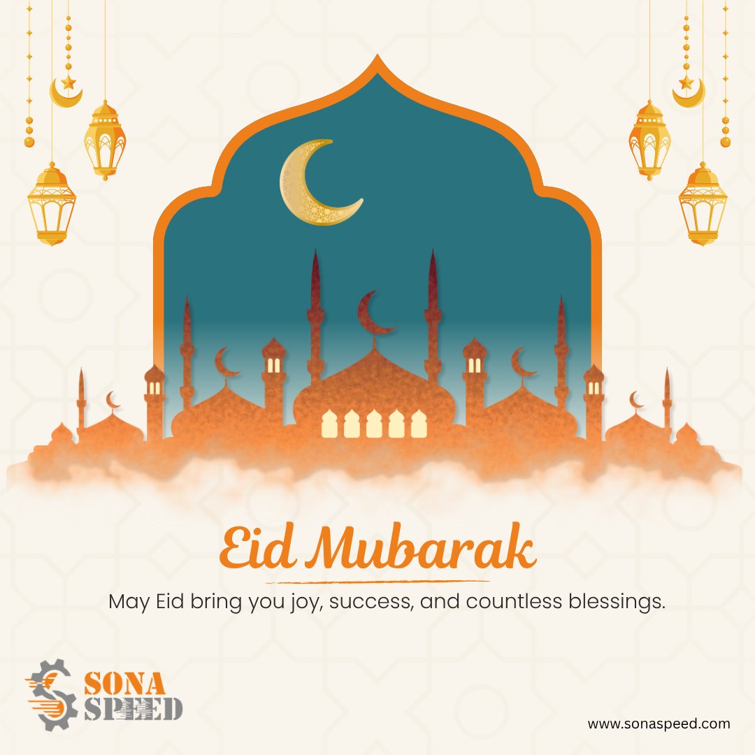 SonaSpeed's tweet photo. Wishing you a bright and beautiful Eid filled with happiness and good moments.
Eid Mubarak from Sona SPEED.

#EidMubarak #Eid2026 #EidAlFitr #EidWishes #Ramadan2026 #HappyEid #Ramzan #SonaSPEED

Visit: https://t.co/pF0uqVBawD https://t.co/9hCYNWE8jP