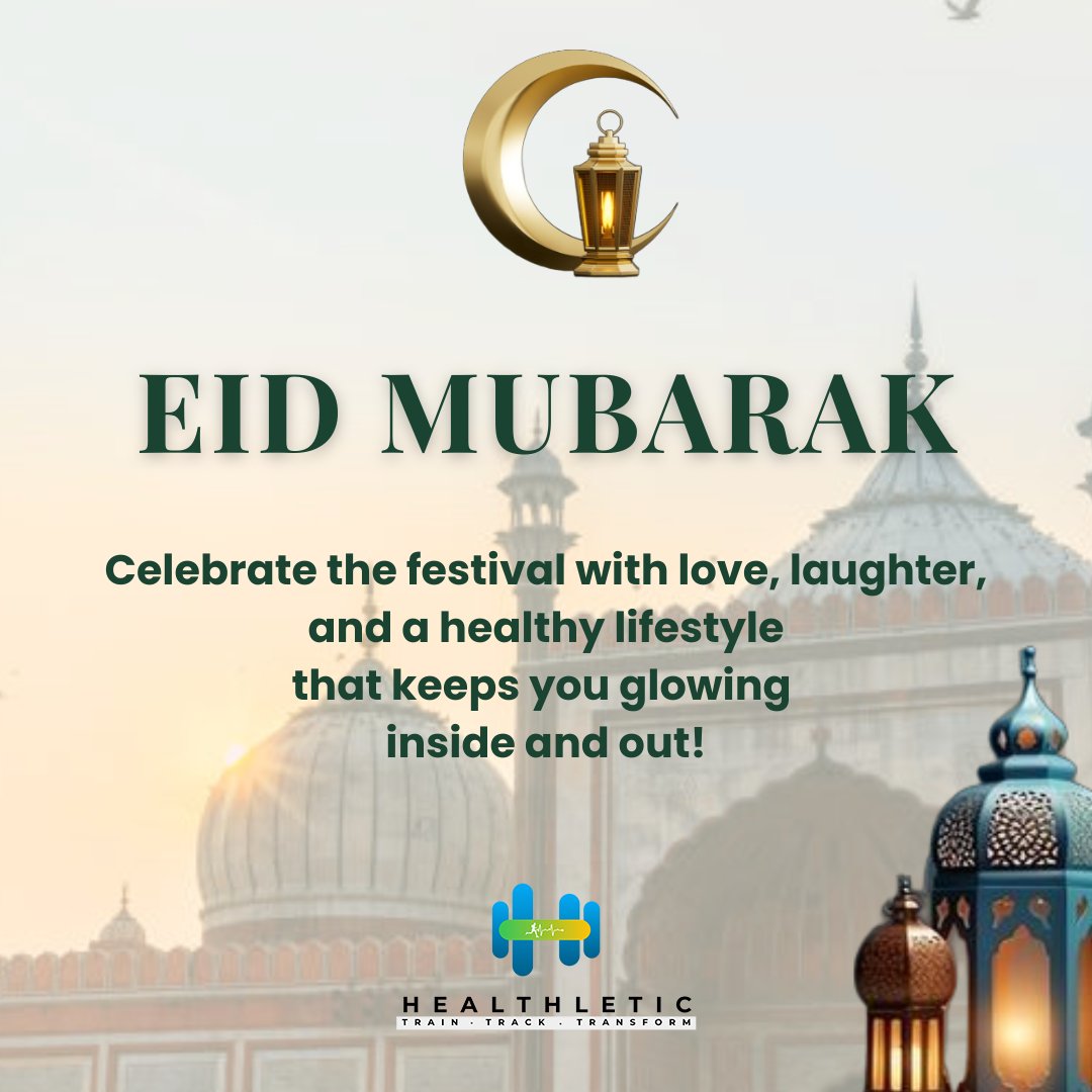 HealthLeticFtns's tweet image. Eid Mubarak! 🌙

Wishing you a festival filled with love, laughter, and a healthy glow that shines from the inside out. ✨

#EidMubarak #Edulfitr2026 #HealthLetic #Wellness