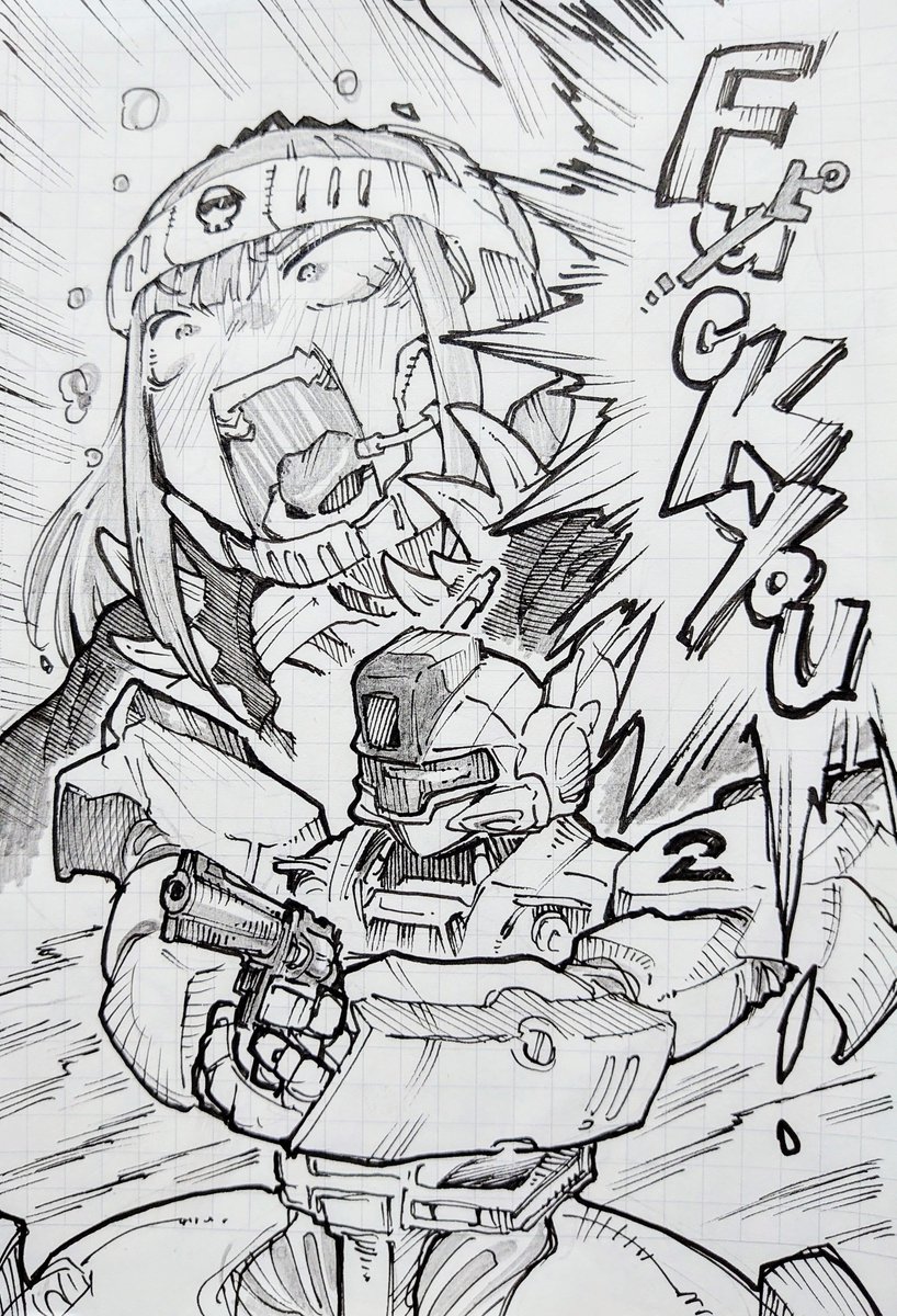 かわいい女の子を描くマシーン tweet media