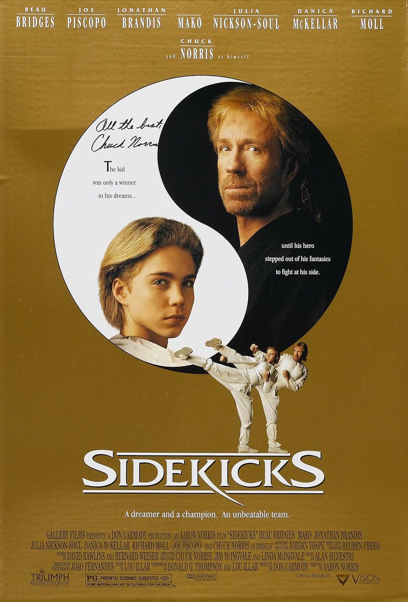 ChristisKing's tweet image. I remember this Chuck Norris film from my childhood. A troubled and bullied boy that Chuck helped.

He'd help the troubled and bullied boy that wrote the trash Variety article about him as well.

A great Christian man.

RIP Chuck.