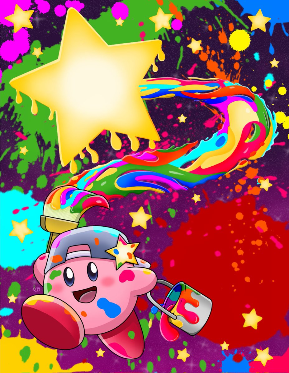 stillafan7's tweet photo. My entry for the Poyo Fest Poster Contest
It was requested to show the progress of the entry. And after many hours of of digital work (and some size adjustments), this is the end result.
I wish everyone who participated good luck! :)
#poyofest #kirby #contestentry #fanart https://t.co/pBj7IywjAF