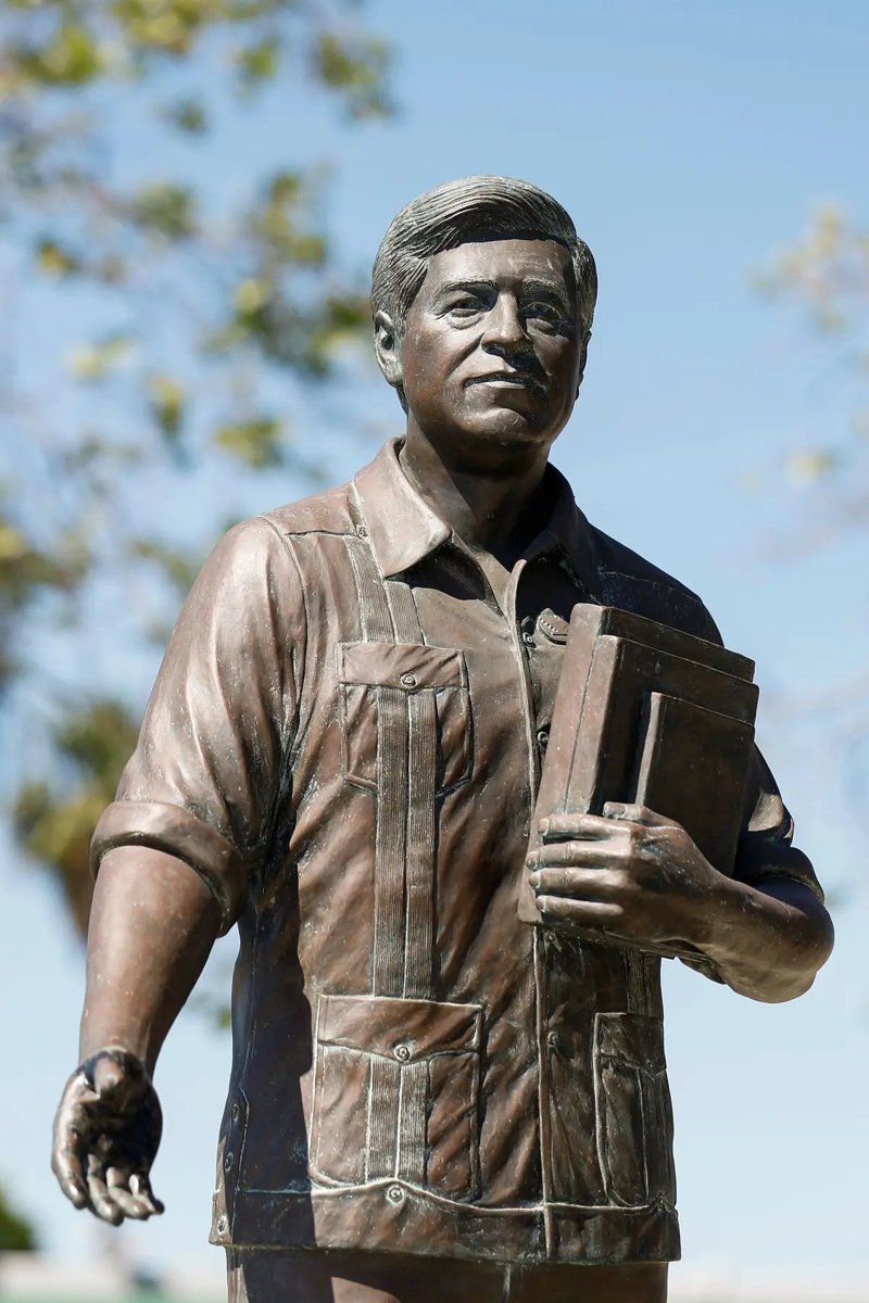 AFpost's tweet image. California is moving to rename “Cesar Chavez Day” following credible allegations that the labor leader sexually abused girls as young as 12 and assaulted fellow labor organizer Dolores Huerta.

In San Fernando, a statue of Chavez has been removed. In Fresno, officials voted to