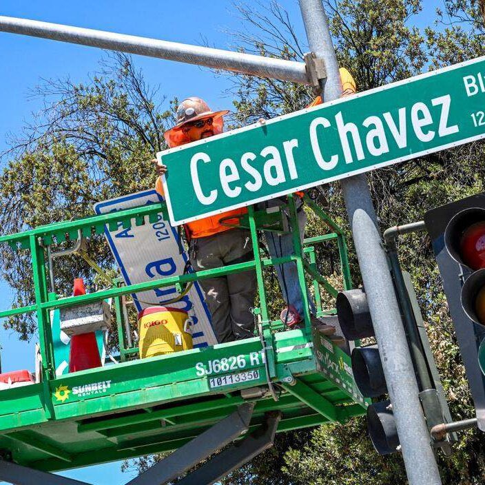 AFpost's tweet image. California is moving to rename “Cesar Chavez Day” following credible allegations that the labor leader sexually abused girls as young as 12 and assaulted fellow labor organizer Dolores Huerta.

In San Fernando, a statue of Chavez has been removed. In Fresno, officials voted to