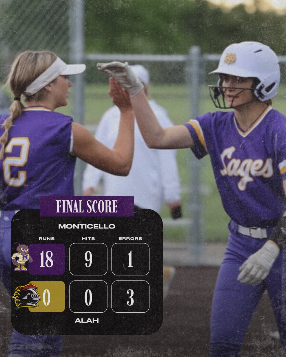 Monticello Sages Softball tweet media