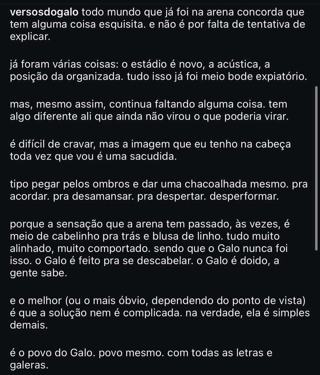 Versos do Galo tweet media