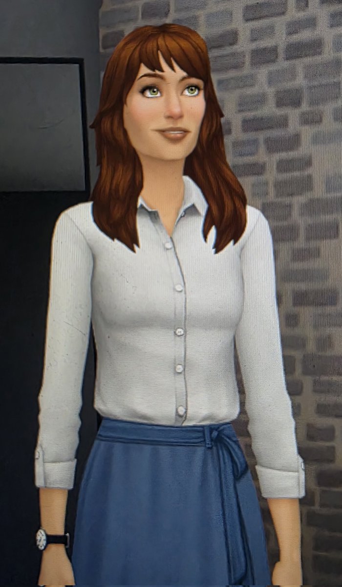 ab1acksh33p's tweet photo. Any severance simmers? What do you think of this Helly R I made? #sims4 #severance #hellyr https://t.co/okoq0er5Re