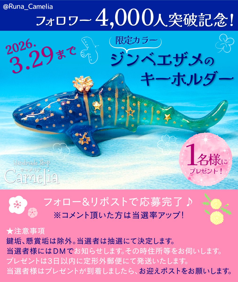 Camelia@海の生き物レジン作家🐬 tweet media