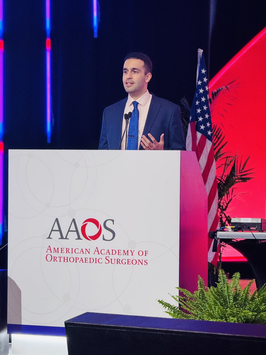 AH_Hoveidaei's tweet photo. Incredible experience at #AAOS2026 — had the opportunity to present several projects and learn from true pioneers in the field.
Grateful for the incredible mentorship and support, especially @JanetConwayy, and also @BabarShafiqMD @dlaport1 and @Str8bonesJim https://t.co/0PaIHOzxaP