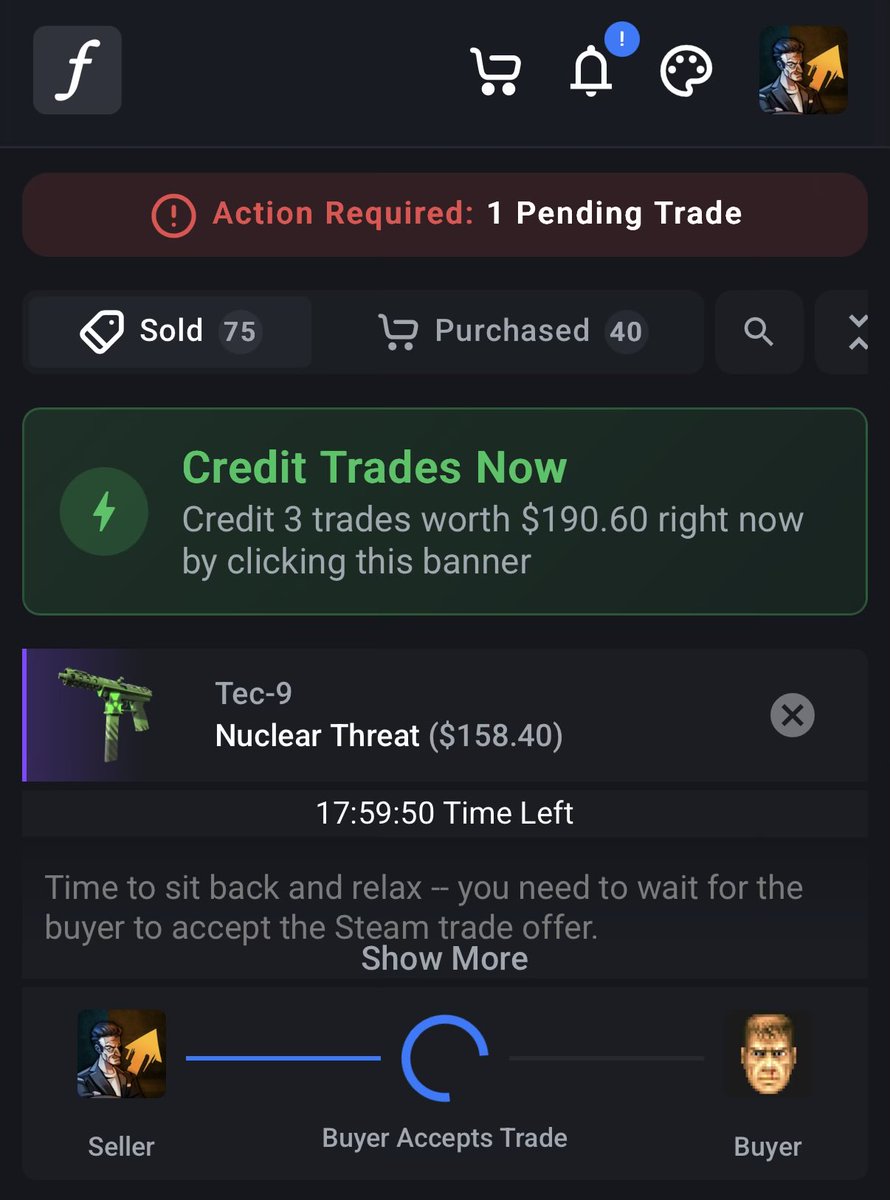 Tech-savvy 💸 BUYING SKINS 24/7 tweet media