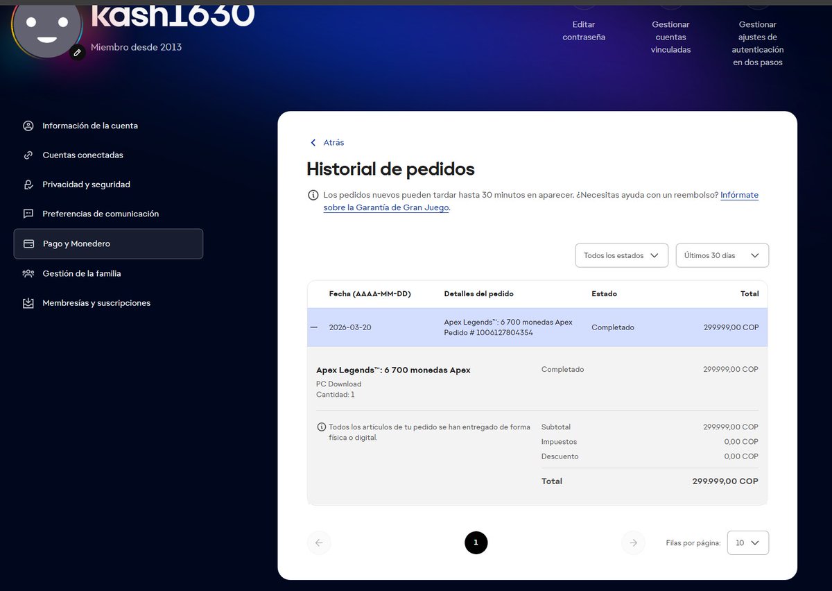 Kash1630's tweet photo. @jr_raziel Compre unas moneditas con tu codigo, aunque no se como mostrarlo desde el historial de compras jeje https://t.co/shNSRtO59c