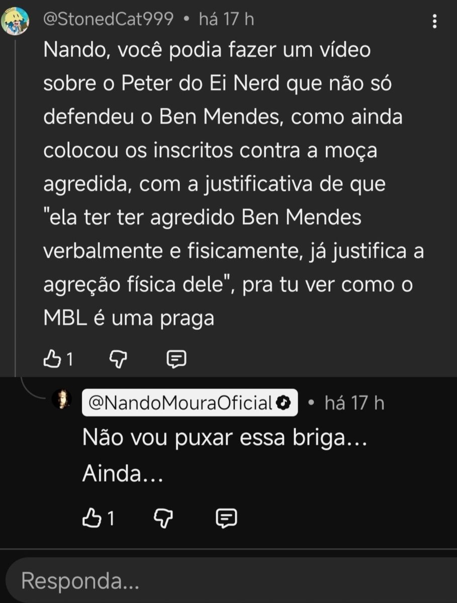 Marcelo Brigadeiro - o terror do Nando Moura tweet media