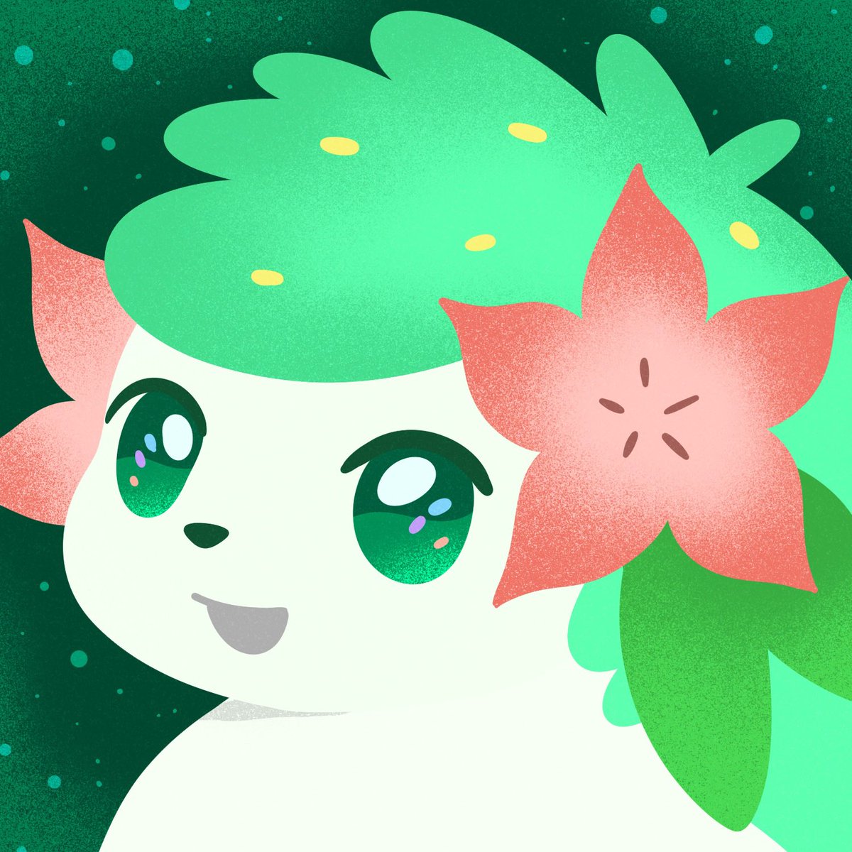 shaymin doodle~ 🌸🍃