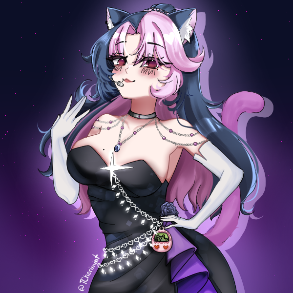 ♰ | Dibujo pa la niña bonita dulce REINA! 🫂💕 

🔪TQM y gachas por ser tan linda conmigo ✨🥹
#Shuravinci ♥️