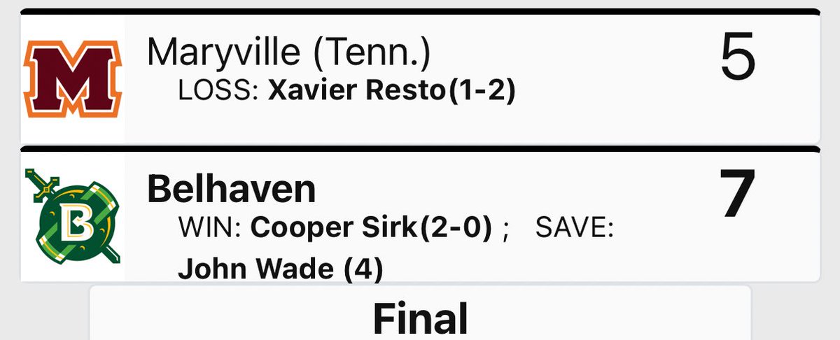 MC Scots Baseball tweet media