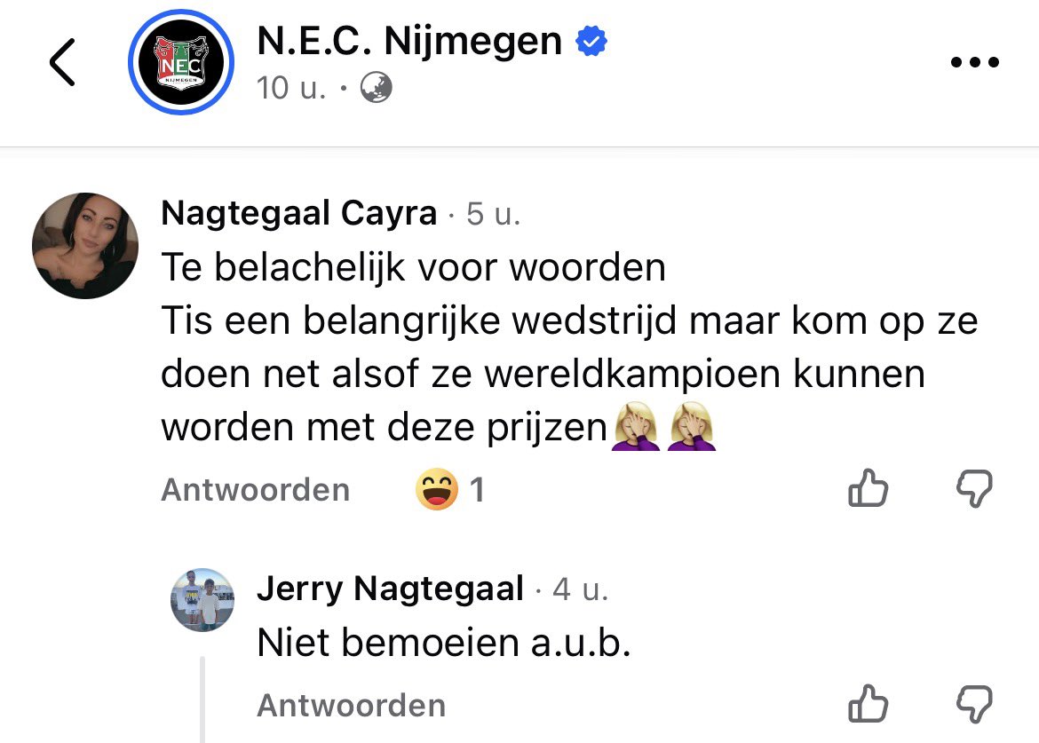 Best-NEC-socials-reaction-pearls tweet media