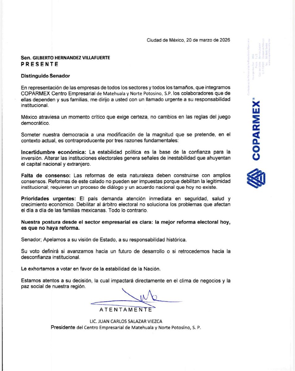 Coparmex Matehuala tweet media