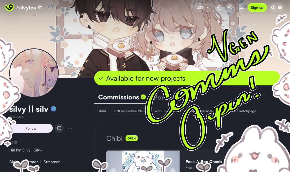 シル ✤【Comms ✤ Vgen - OPEN 】 tweet media