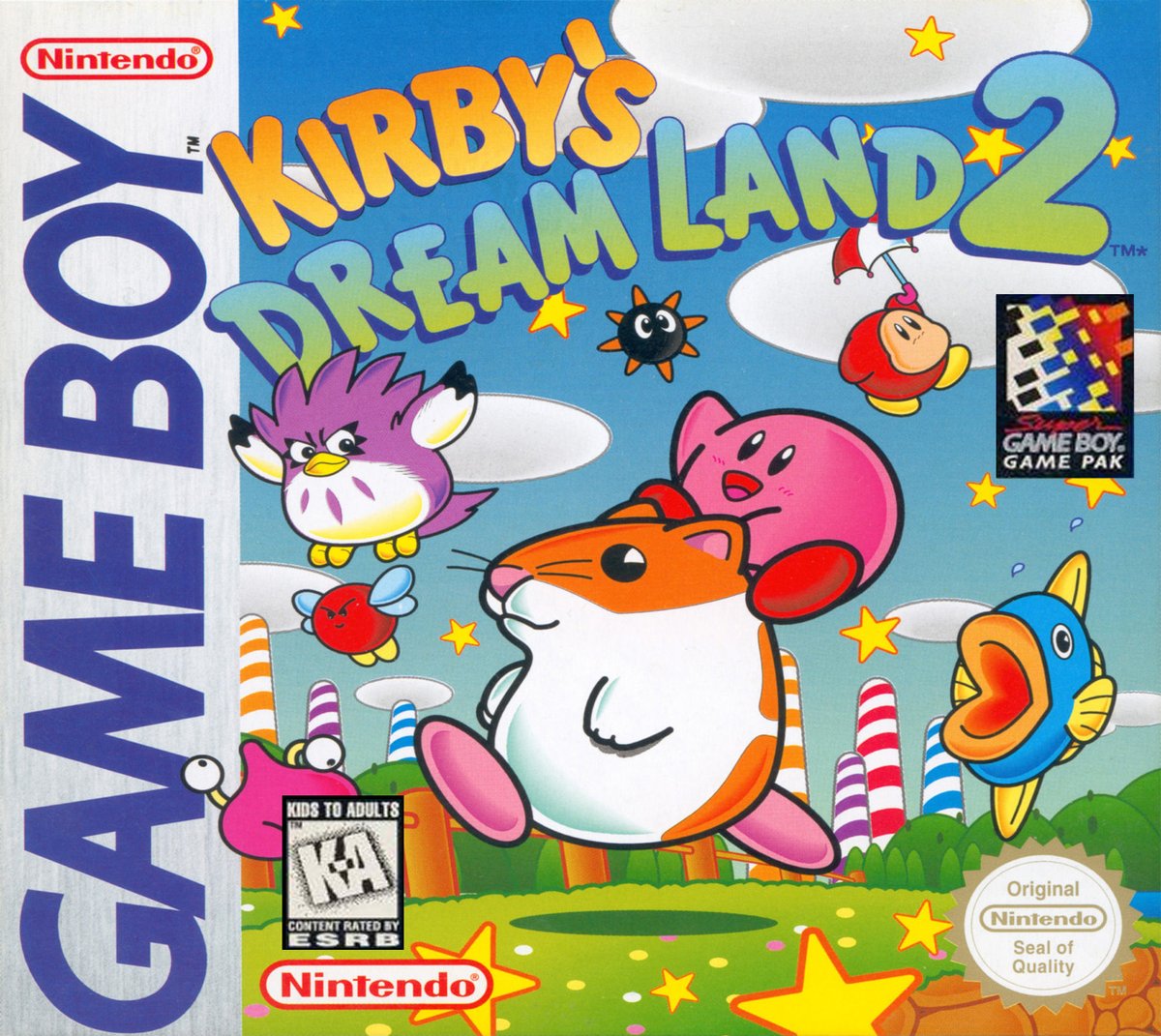 March 21, 1995: Kirby's Dream Land 2 was released on the Game Boy in Japan.