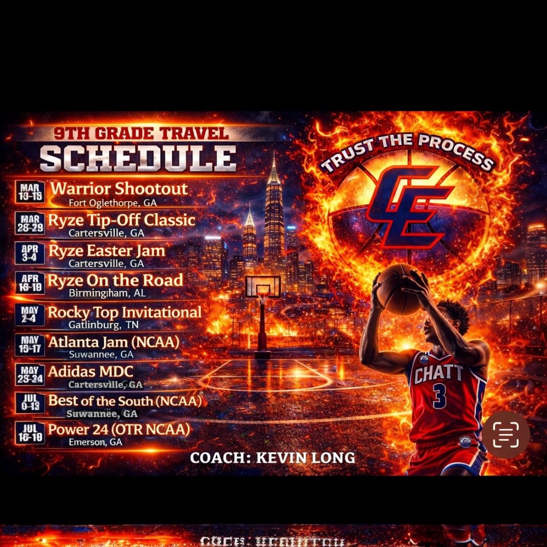chattelite2029's tweet photo. Schedule for 2026 AAU Season https://t.co/5hrgxkhRFo