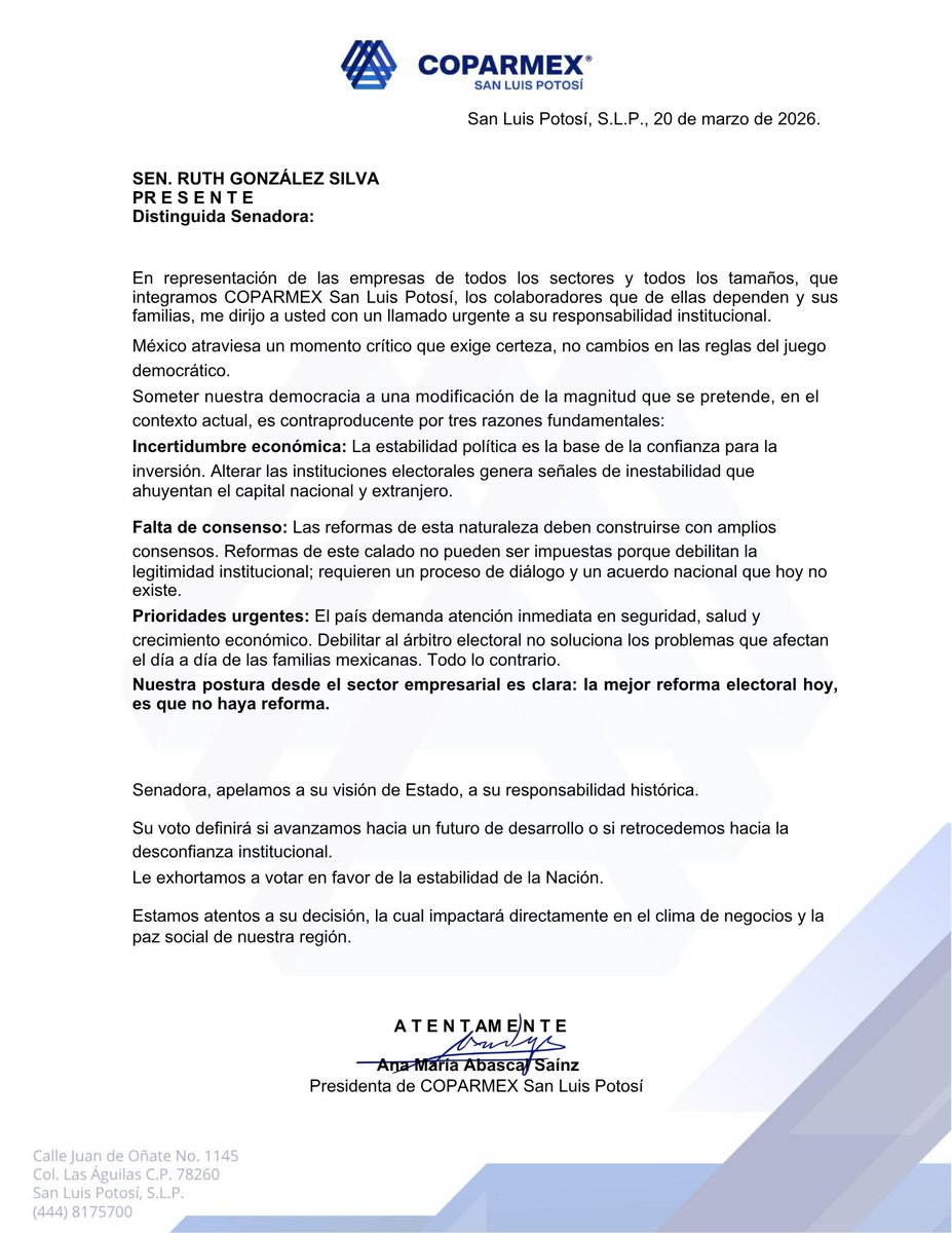 COPARMEX SAN LUIS POTOSÍ tweet media