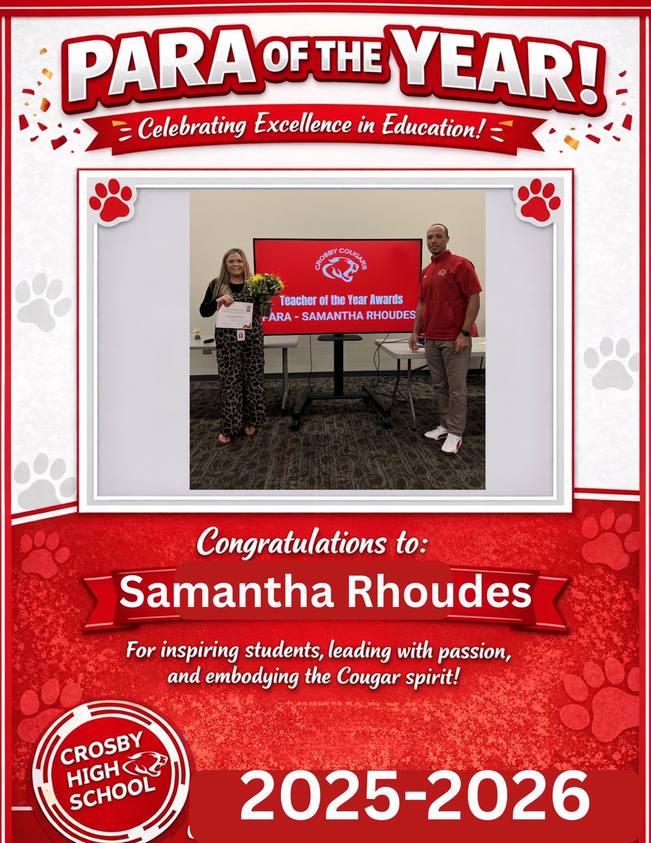 Crosby High School tweet media