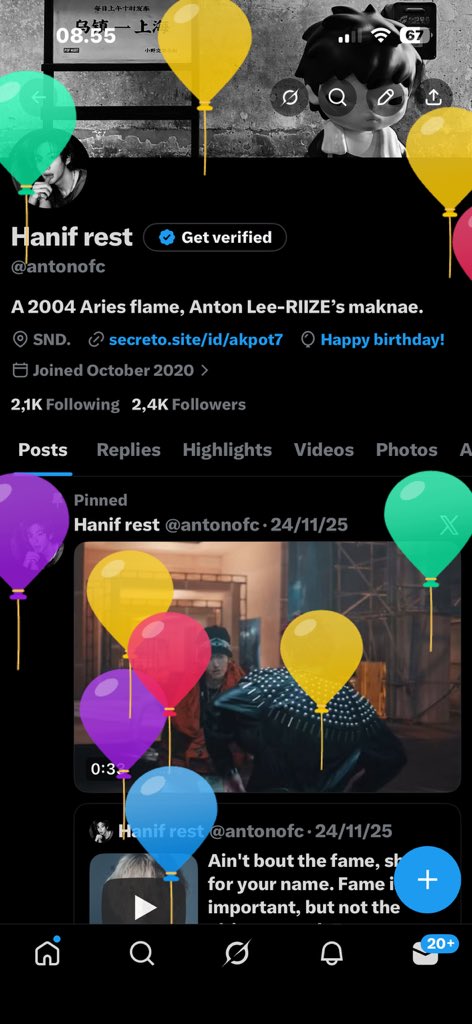 Hanif rest tweet media