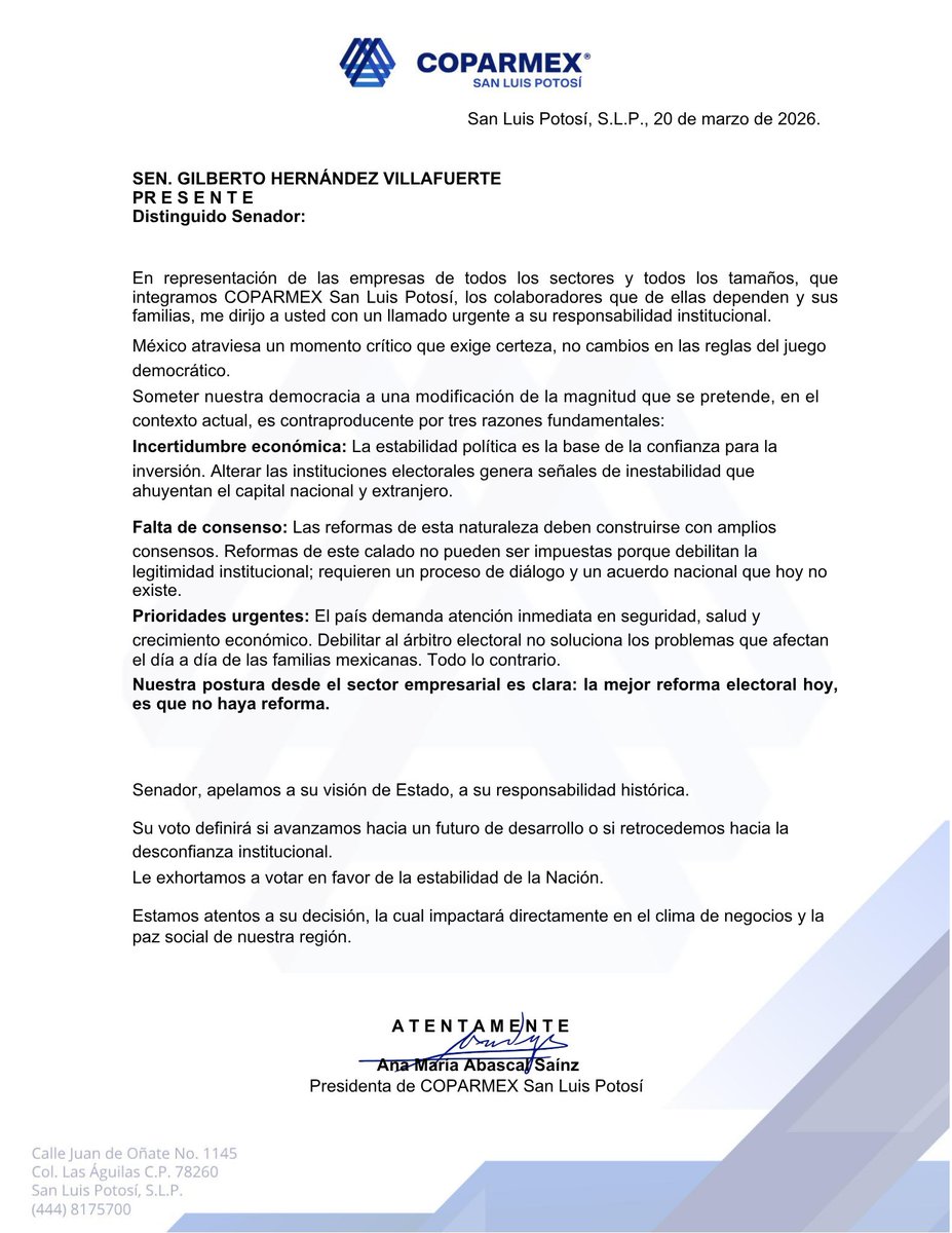 COPARMEX SAN LUIS POTOSÍ tweet media