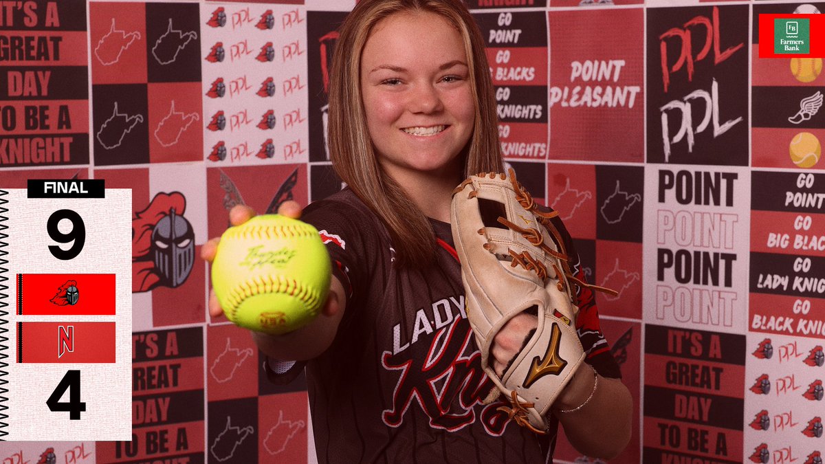 The Farmers Bank "Final Score" has the Lady Knights picking up an opening season win as well with a 9-4 win. They had an electrifying 6th inning with six runs to get the big win.

Congrats!